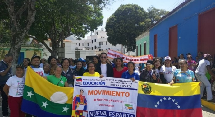 Maestros neoespartanos solicitan cese de sanciones contra Venezuela