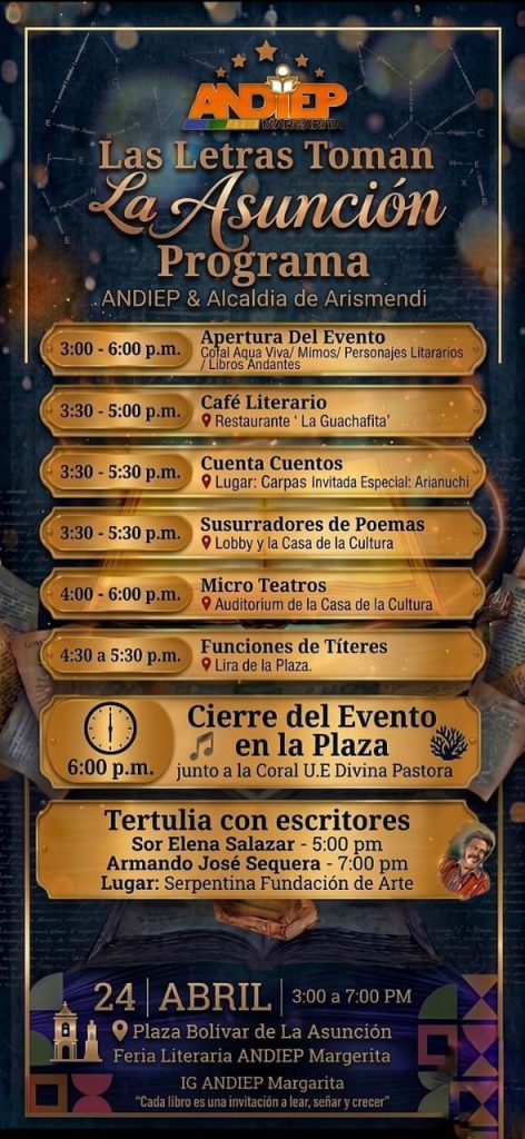 Semana del Libro cierra con "Las letras toman La Asunción"