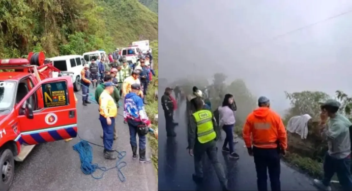 Suben a 10 los fallecidos tras accidente de autobús en la vía Barinas–Mérida