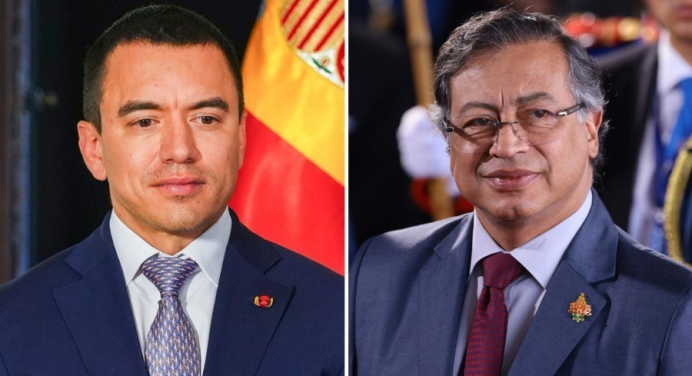 Noboa responsabiliza a Petro de incursión de «guerrilleros colombianos» en la frontera