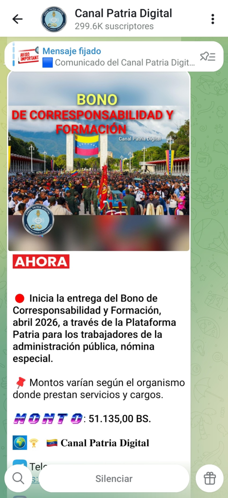 Bono Corresponsabilidad y Formación abril 2026: Monto oficial supera los 100 dólares