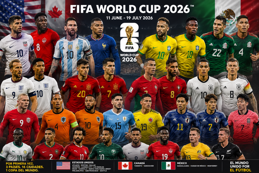 Mundial 2026: Calendario completo, partidos, clasificados y grupos