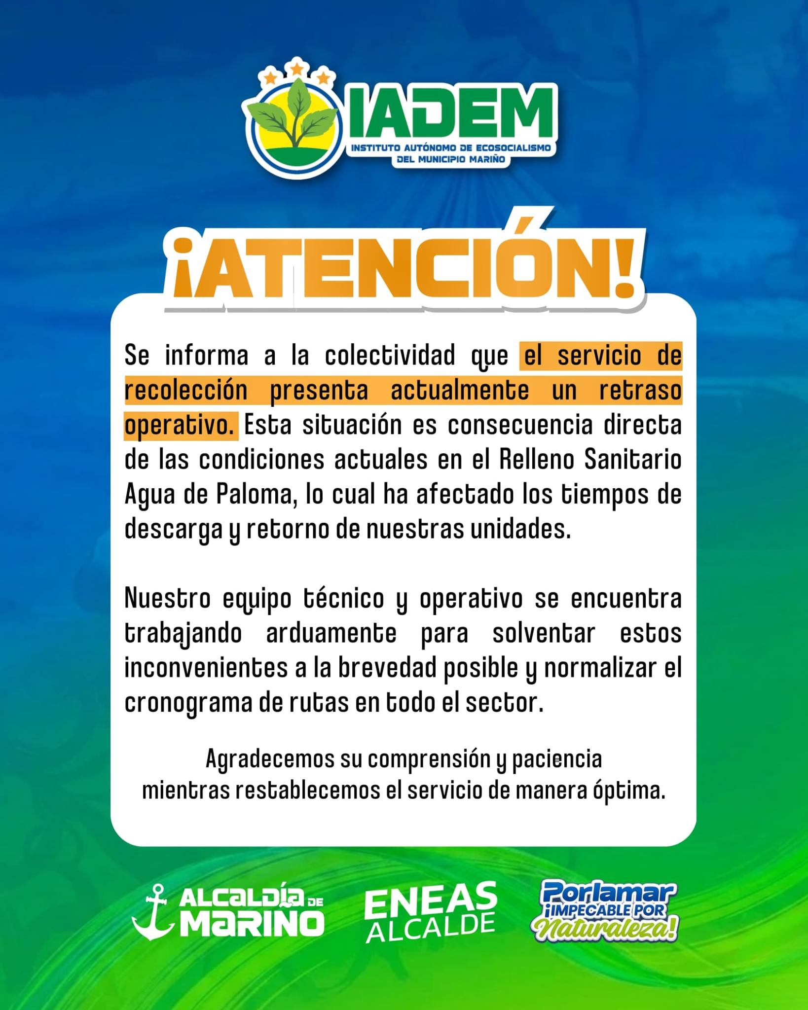 Incendio en vertedero afecta recolección de basura