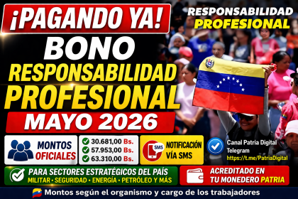 Bono Responsabilidad Profesional Mayo 2026: Montos Oficiales y quiénes cobran