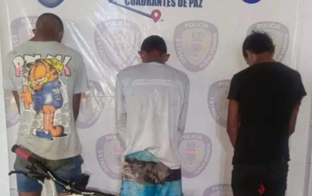 Detenidos en Arismendi y Maneiro tres hombres por el robo de bicicletas a turista
