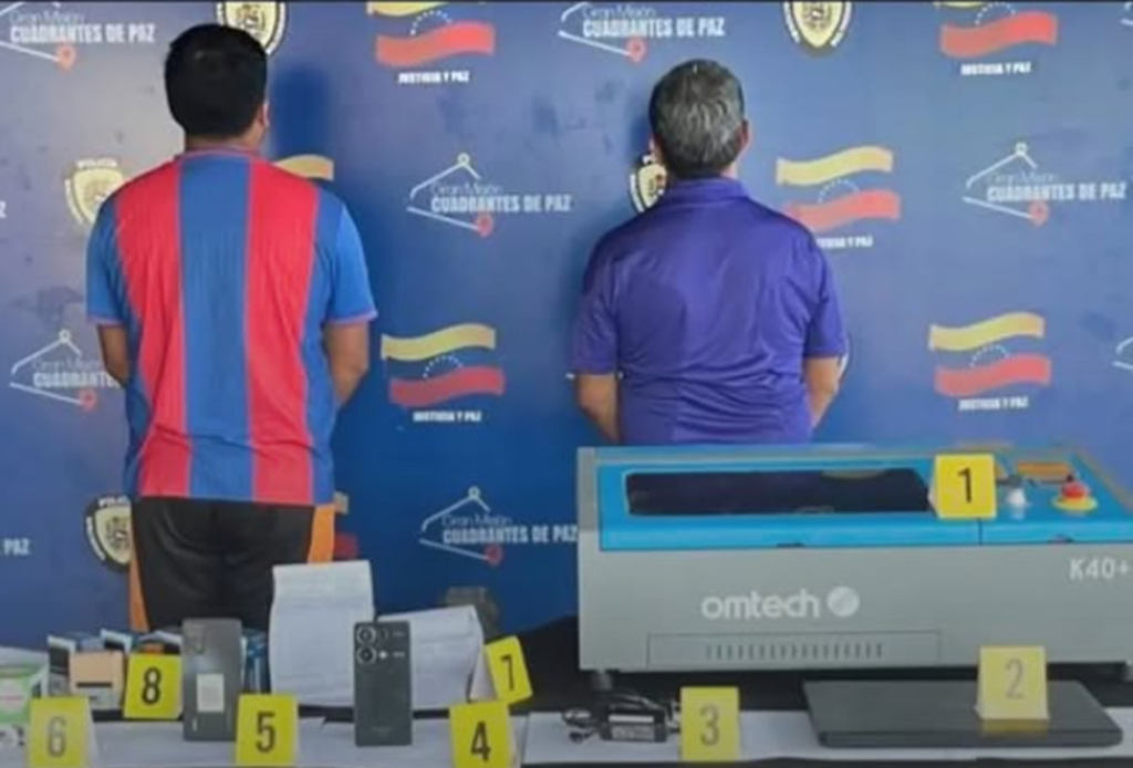 PNB detuvo a dos falsificadores de sellos en Margarita