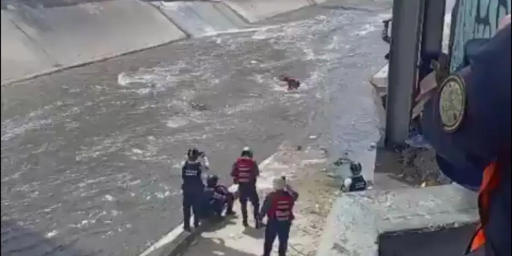 En video: Hallaron cuerpo de una mujer en el río Guaire