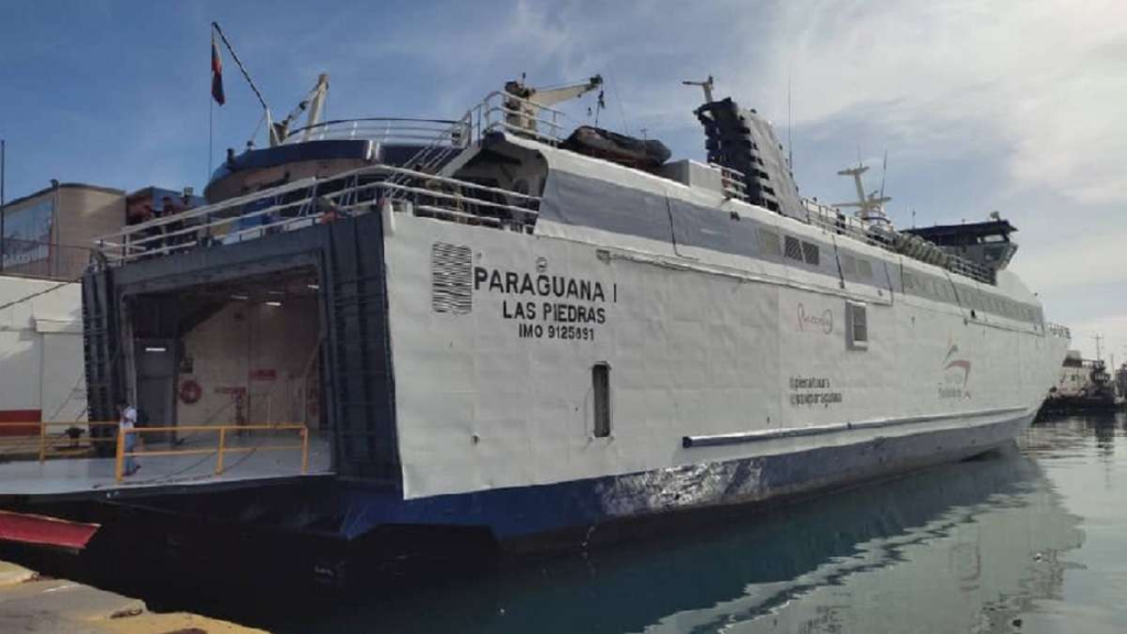 Reactivan ferry Paraguaná para la ruta Puerto la Cruz -Margarita