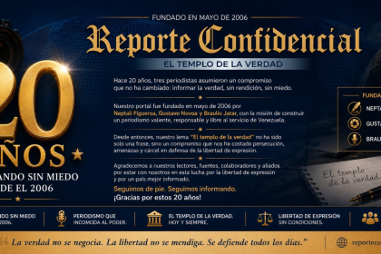 Reporte Confidencial celebra 20 años informando sin miedo y sin rendición