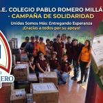 Colegio Pablo Romero Millán recauda más de 500 insumos médicos +FOTOS