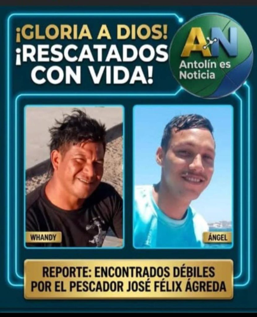 FOTOS (EXTRA) Rescatan a tres pescadores desaparecidos tras zarpar desde Manzanillo ( Isla Margarita)