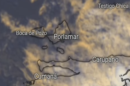 Inameh advierte lluvias con descargas eléctricas tras el ingreso de la Onda Tropical N° 8 por el nororiente del país