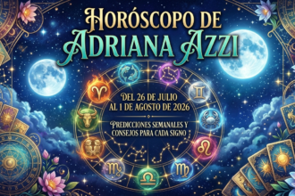 Horóscopo de Adriana Azzi del 26 de julio al 1 de agosto de 2026