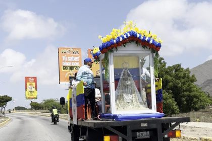 Imagen de la Virgen del Valle y San José Gregorio recorrieron Margarita