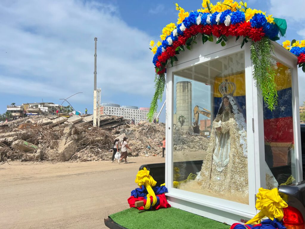 Misericordiane llevó imagen de la Virgen del Valle a La Guaira