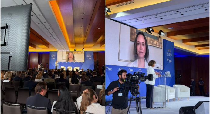 María Corina dice que vuelve a Venezuela y pide ayuda a Europa para la «reconstrucción democrática»