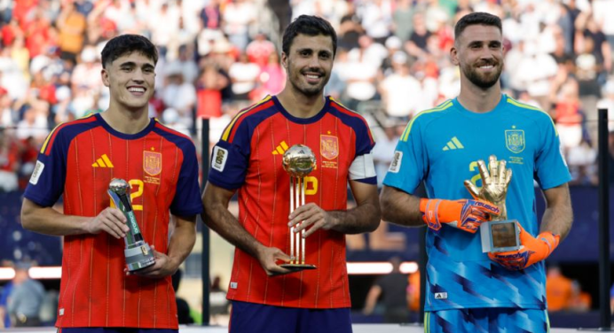Rodri fue elegido como Balón de Oro del Mundial tras comandar el asalto de España al título