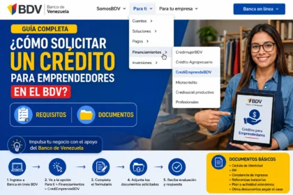 Crédito para emprendedores BDV: requisitos para solicitar CrediEmprendeBDV
