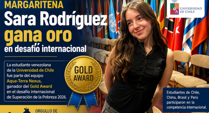 Margariteña Sara Rodríguez gana oro en desafío internacional de superación de la pobreza