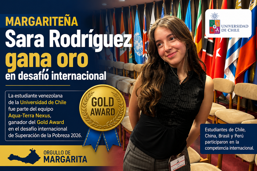Margariteña Sara Rodríguez gana oro en desafío internacional de superación de la pobreza