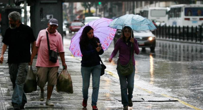Inameh prevé lluvias con actividad eléctrica en gran parte del país para este 10Ago