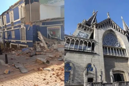 Daños en infraestructura provocados por el terremoto de 7.4 en Colombia este 10 de agosto