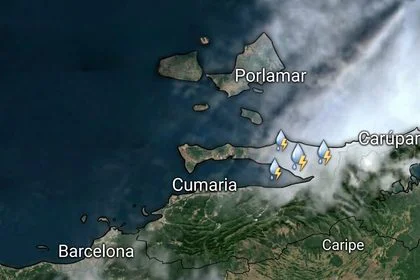 Paso de la onda tropical 51 genera abundante nubosidad y garúas en el este de Margarita
