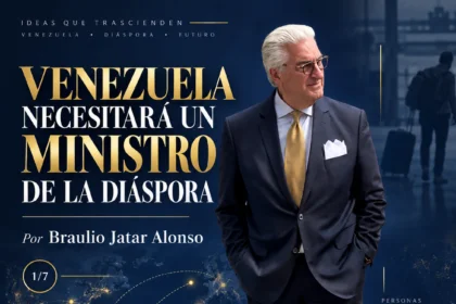 Mi propuesta es que la nueva Venezuela tenga un ministro de la diáspora, con competencias reales, presupuesto, capacidad de representación internacional y responsabilidad directa frente a esos millones de venezolanos. La magnitud del fenómeno ya justifica una institución del más alto nivel del Estado.