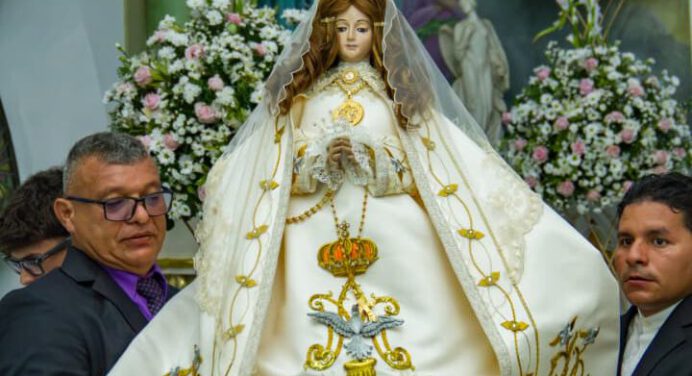 Con agradecimiento fervoroso fue recibida la imagen de la Virgen del Valle +VIDEO