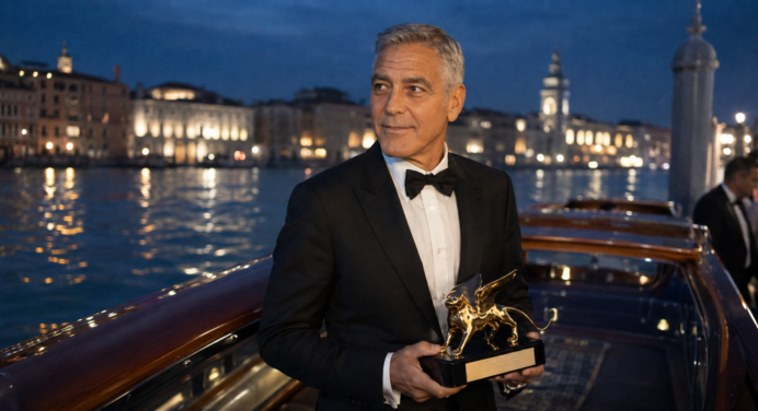 George Clooney recibe el León de Oro en Venecia