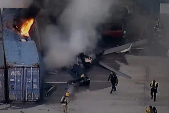 Se estrella un helicóptero de NBC mientras cubría una noticia en vivo: Al menos tres muertos