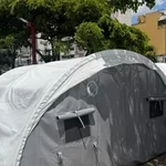 Afectados en carpas refugios de Caracas reclamaron atención urgente tras fuertes lluvias