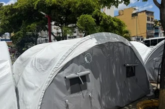 Afectados en carpas refugios de Caracas reclamaron atención urgente tras fuertes lluvias
