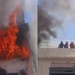 Incendio de gran magnitud consumió edificio comercial en El Cementerio