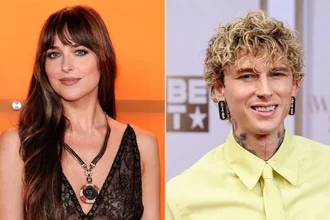 Dakota Johnson y Machine Gun Kelly desatan rumores de romance tras coincidir en el departamento de Taylor Swift