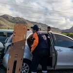 Triple choque en Av. Juan Bautista Arismendi deja heridos