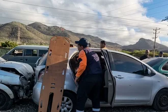 Triple choque en Av. Juan Bautista Arismendi deja heridos