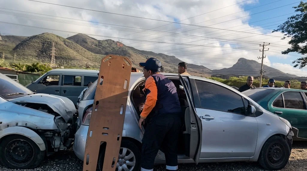 Triple choque en Av. Juan Bautista Arismendi deja heridos