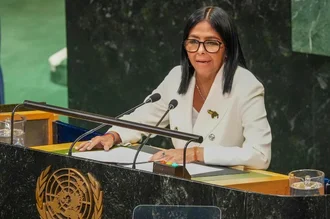 Delcy Rodríguez en la Asamblea General de la ONU: «En Venezuela habrá elecciones»