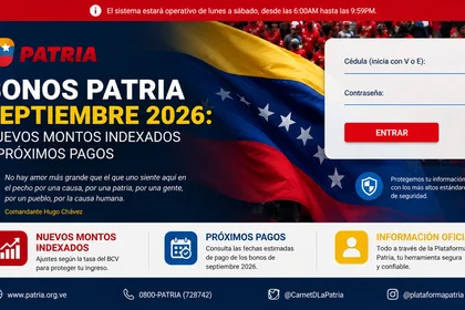 Bonos Patria septiembre 2026 con nuevos montos indexados