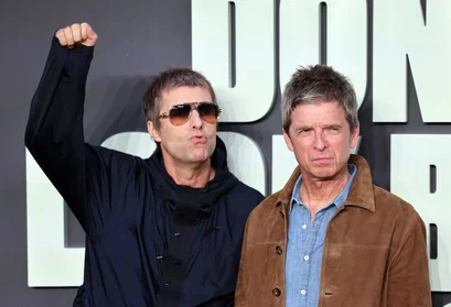 Liam y Noel Gallagher estrenaron el documental de Oasis en Londres