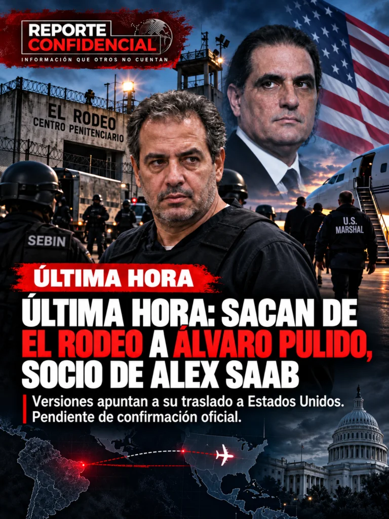 ÚLTIMA HORA: SACAN DE EL RODEO A ÁLVARO PULIDO, SOCIO DE ALEX SAAB».