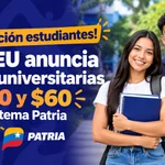 ¡Atención estudiantes! MPPEU anuncia becas universitarias de $40 y $60 por Patria