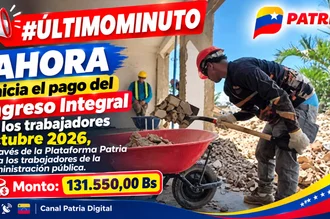 ¡Última hora! Inicia el pago del Ingreso Integral trabajadores octubre 2026
