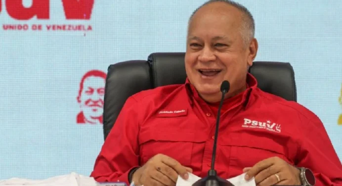 Diosdado Cabello convocó marcha para el 22-Oct