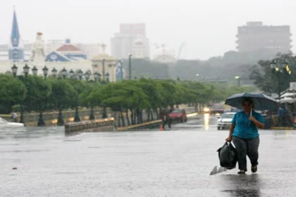 Inameh prevé lluvias dispersas este lunes en gran parte del país durante horas de la tarde