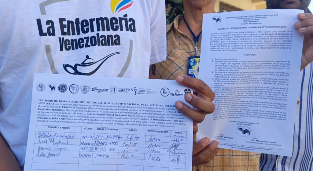 Nueva Esparta| Enfermeros recogen firmas