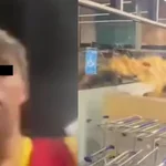 Indignación en redes: Lanzaron mezcla de desechos a empleado de famosa cadena de farmacias «por un reto de Tik Tok»