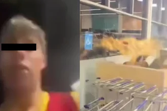 Indignación en redes: Lanzaron mezcla de desechos a empleado de famosa cadena de farmacias «por un reto de Tik Tok»