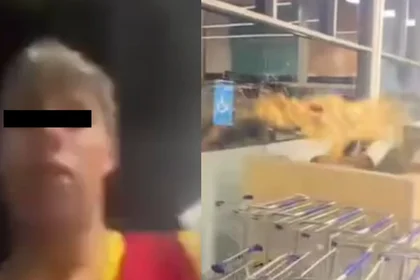 Indignación en redes: Lanzaron mezcla de desechos a empleado de famosa cadena de farmacias «por un reto de Tik Tok»